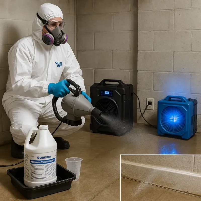 Sanitization and Odor Removal process in Byron, MN